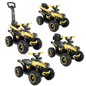 Pojazdy elektryczne dla dzieci - Quad Na Akumulator Żółty, Jeździk, Odpychacz, Pchacz - Pojazd Wielofunkcyjny /921a - miniaturka - grafika 1