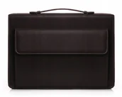 Teczki i aktówki - TECZKA KONFERENCYJNA BIWUAR A4 SOLOME BRĄZOWA - miniaturka - grafika 1