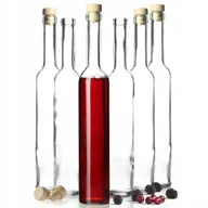 Domowy wyrób alkoholu - 6x KADAX Butelka 500ml Na Nalewki Z Korkiem fi19 - miniaturka - grafika 1