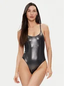 Stroje kąpielowe - Calvin Klein Swimwear Strój kąpielowy KW0KW02255 Czarny - miniaturka - grafika 1