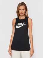 Koszulki i topy damskie - Nike Top Sportswear Futura New CW2206 Czarny Regular Fit - miniaturka - grafika 1