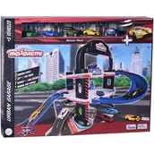Tory, garaże, parkingi - Majorette Miejski garaż + 5 pojazdów 212059986 - miniaturka - grafika 1