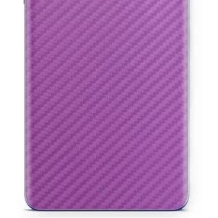 Folia naklejka skórka strukturalna na TYŁ do Lenovo Tab E7 -  Carbon Fioletowy - apgo SKINS - Akcesoria do tabletów i e-booków - miniaturka - grafika 1