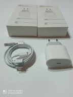 Ładowarki do telefonów - Szybka Ładowarka Do Iphone + Kabel Lightning 2.222A 20W Pd - miniaturka - grafika 1