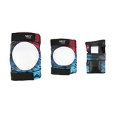 Ochraniacze - Zestaw ochraniaczy na rolki deskorolkę hulajnogę Nils Extreme H734 - miniaturka - grafika 1