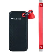 Dyski SSD - Verbatim Pocket SSD 1TB Black/Red 32192 - miniaturka - grafika 1