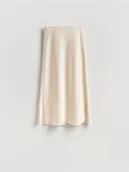Spódnice - Reserved - Spódnica midi - kremowy - miniaturka - grafika 1