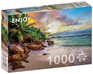 Puzzle - Enjoy, Puzzle - Plaża na Seszelach, 1000 el. - miniaturka - grafika 1