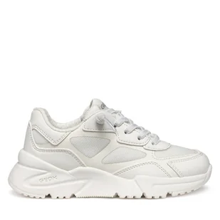 Sneakersy Geox J Loftus J55M2B 1454 C1000 S Biały - Buty dla dziewczynek - miniaturka - grafika 1