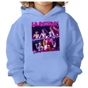 Bluzy dla dziewczynek - BLUZA DZIECIĘCA KPOP DEMON HUNTERS HUNTRIX 146-152 Z KAPTUREM BAWEŁNIANA - miniaturka - grafika 1