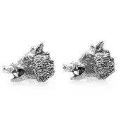 Spinki do mankietów i krawatów - Spinki do mankietów X2 Dzik - miniaturka - grafika 1