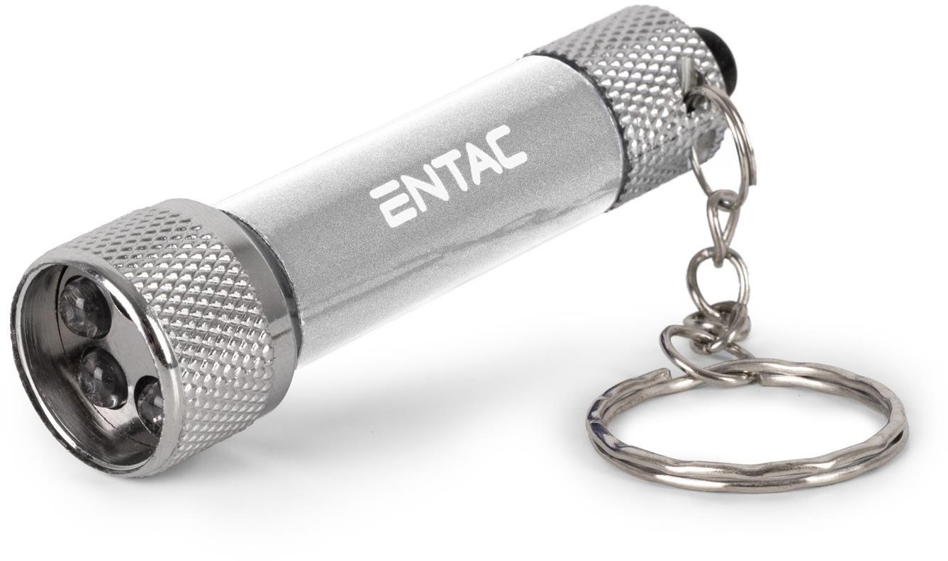 Entac EFL-5LED-KC-S latarka srebrny Latarka brelok LED