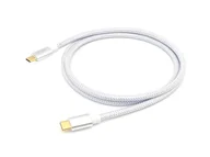 Kable komputerowe i do monitorów - Equip 128356 kabel USB 1 m USB 3.2 Gen 2 (3.1 Gen 2) USB C Srebrny, Biały - miniaturka - grafika 1