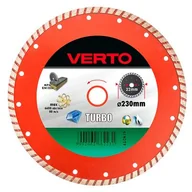Akcesoria do elektronarzędzi - VERTO Tarcza diamentowa 230 x 22,2 mm, turbo - miniaturka - grafika 1