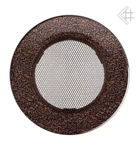 Kratka OKRĄGŁA FI 125 MIEDZIANA - Akcesoria kominkowe - miniaturka - grafika 1