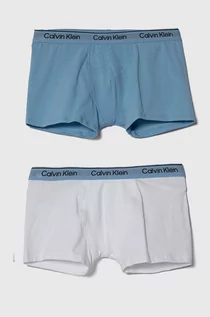 Majtki dla dzieci - Calvin Klein Underwear bokserki dziecięce 2-pack kolor niebieski - grafika 1
