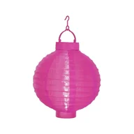 Lampy ogrodowe - Różowy ogrodowy lampion solarny LED Star Trading, ø 20 cm - miniaturka - grafika 1