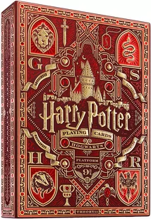 THEORY11 Theory11 HARRY POTTER deck red GRYFFINDOR - karty klasyczne 04293021 - Wróżbiarstwo i radiestezja - miniaturka - grafika 1