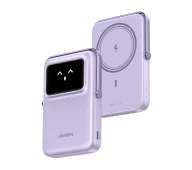 Powerbanki - UGREEN UNO PB572 Magnetyczny 10000mAh Qi 7,5W Fioletowy - miniaturka - grafika 1