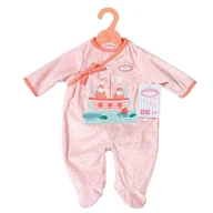 Akcesoria dla lalek - Baby Annabell Ubranko Dla Lalki Kombinezon Romper Pajacyk Różowe Owieczki - miniaturka - grafika 1