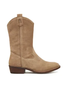 Tommy Hilfiger Kowbojki T3A6-34041-1429691 Brązowy - Buty dla chłopców - miniaturka - grafika 1