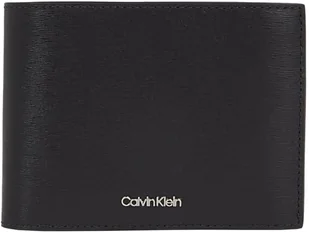 Calvin Klein Męski portfel CK TRIFOLD 10CC W/COIN Tri-Fold Wallet, czarny Epi, rozmiar 0ne, Czarny Epi, 0ne Size - Portfele - miniaturka - grafika 1