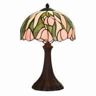 Lampy stojące - Lampa Stołowa Tiffany Witrażowa 3A Clayre & Eef - miniaturka - grafika 1