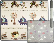 Maty edukacyjne - MATA EDUKACYJNA PIANKOWA DLA DZIECI DWUSTRONNA XPE 180x150 GRUBA 1CM - miniaturka - grafika 1