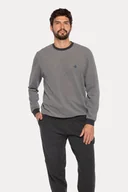 Piżamy męskie - Piżama męska FREDERICO L Szary - miniaturka - grafika 1