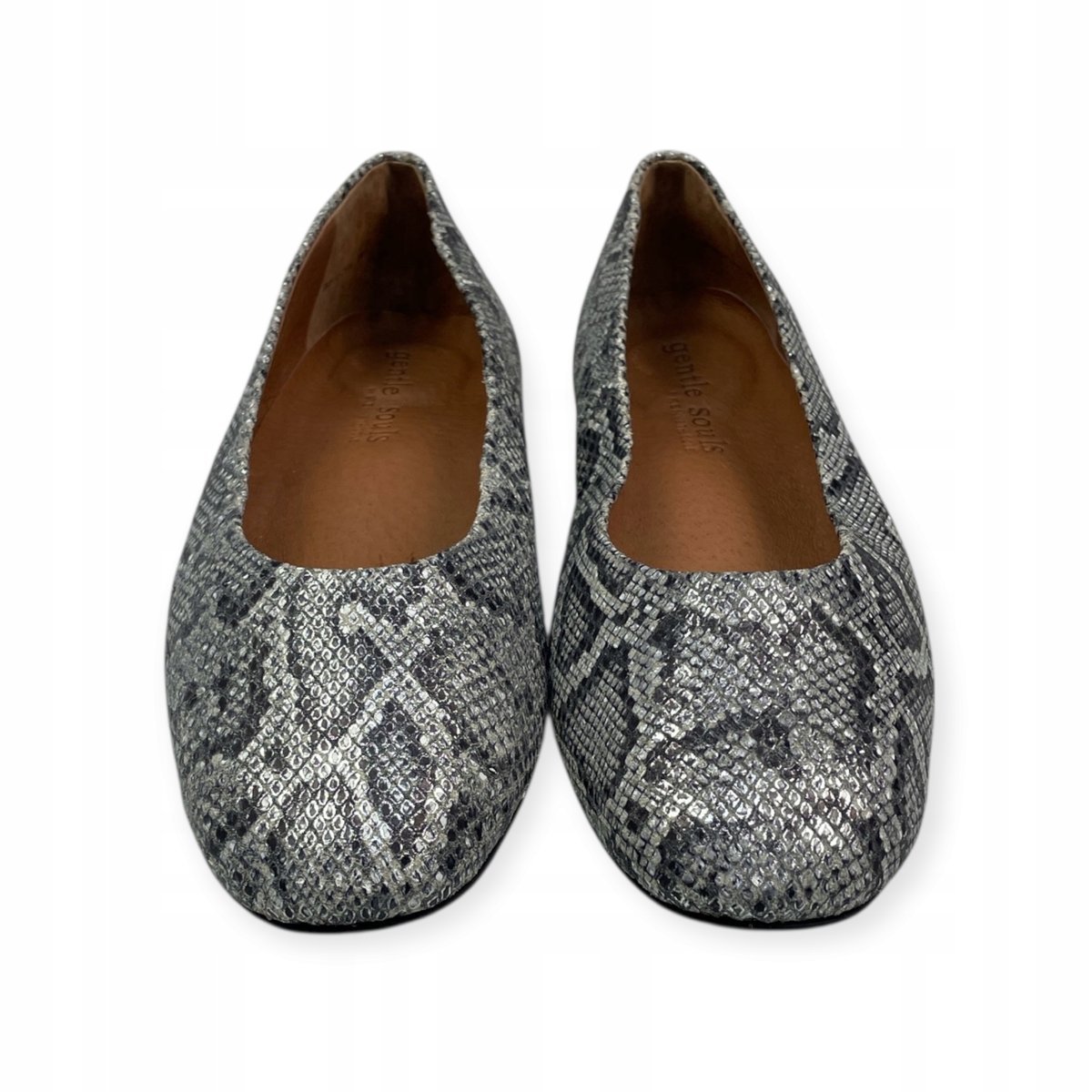 Kenneth Cole Balerinki snake print Stylowe, eleganckie Rozmiar 40