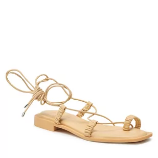 Tamaris Sandały 1-28105-28 Soft Lemon 651 - Sandały damskie - miniaturka - grafika 1