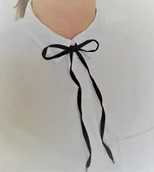 Naszyjniki - CHOKER kokardka aksamitka SZNURÓWKI 110 - 120 cm - miniaturka - grafika 1