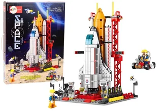 Statek Kosmiczny Klocki Konstrukcyjne Kosmos Rakieta Platforma Startowa 500 el. - Klocki - miniaturka - grafika 1