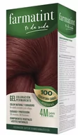Farby do włosów i szampony koloryzujące - Farba kremowa bez utleniacza do włosów Farmatint Gel Coloración Permanente 4m-Kasztan mahoń 135 ml (8470001790514) - miniaturka - grafika 1