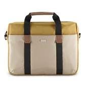 Torby na laptopy - Torba na laptopa HAMA Silvan 13.3 - 14.1 cali Musztardowo-beżowy - miniaturka - grafika 1