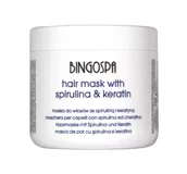 Maski do włosów - BingoSpa Maska do włosów ze spiruliną i keratyną - Hair Mask With Keratin And Spirulina Maska do włosów ze spiruliną i keratyną - Hair Mask With Keratin And Spirulina - miniaturka - grafika 1