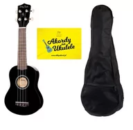 Inne akcesoria muzyczne - Ukulele Harley Benton UK-12 Black - miniaturka - grafika 1