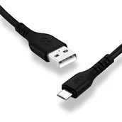Kable USB - Kabel USBA-mUSB  BASIC 1.2m czarny - miniaturka - grafika 1
