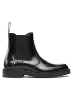 Botki męskie - KARL LAGERFELD Sztyblety KL11443 Czarny - miniaturka - grafika 1