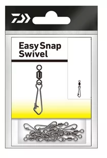 Daiwa Krętlik Z Agrafką Easy Snap 8/12kg/10szt - Inne akcesoria dla wędkarzy - miniaturka - grafika 1