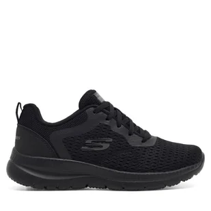 Sneakersy Skechers 12607 BBK Czarny - Sneakersy damskie - miniaturka - grafika 1