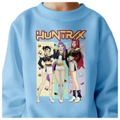 Bluzy dla dziewczynek - BLUZA DZIECIĘCA KPOP DEMON HUNTERS HUNTRIX 104 BAWEŁNIANA JAKOŚĆ - miniaturka - grafika 1
