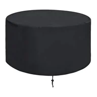 Pokrowce na grilla - Pokrowiec ochronny na palenisko z czarnej tkaniny Oxford, 127 x 127 x 61 cm, wielokrotnego użytku, wodoodporny pokrowiec do grilla. - miniaturka - grafika 1