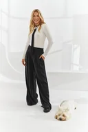 Krawaty i muchy męskie - Krawat Royal czarny - miniaturka - grafika 1