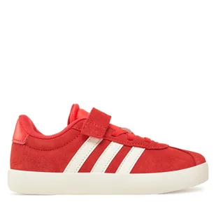 Sneakersy adidas VL Court 3.0 JH6314 Czerwony - Buty dla chłopców - miniaturka - grafika 1