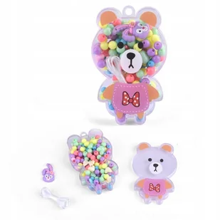 KORALIKI DO ROBIENIA BIŻUTERII BRANSOLETEK OZDOBNE OPAKOWANIE MIŚ ZESTAW - Prace ręczne dla dzieci KORALIKI DO ROBIENIA BIŻUTERII BRANSOLETEK OZDOBNE OPAKOWANIE MIŚ ZESTAW - Prace ręczne dla dzieci - miniaturka - grafika 1