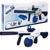 Zabawki i gry sportowe - Karabin Pistolet Na Wodę Dla Dzieci Broń Wodna Sikawka Na Akumulator 2 Mag - miniaturka - grafika 1