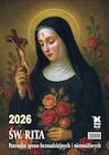 Kalendarze - Kalendarz 2026 ścienny Św. Rita - miniaturka - grafika 1