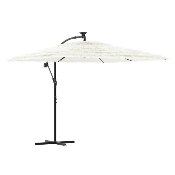 Parasol ogrodowy biały 269x269x235 cm (dł. x szer. x wys.)