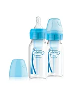 Butelki dla niemowląt - Dr Brown's Butelka standard Options+ 120ml 2 pak niebieska - miniaturka - grafika 1